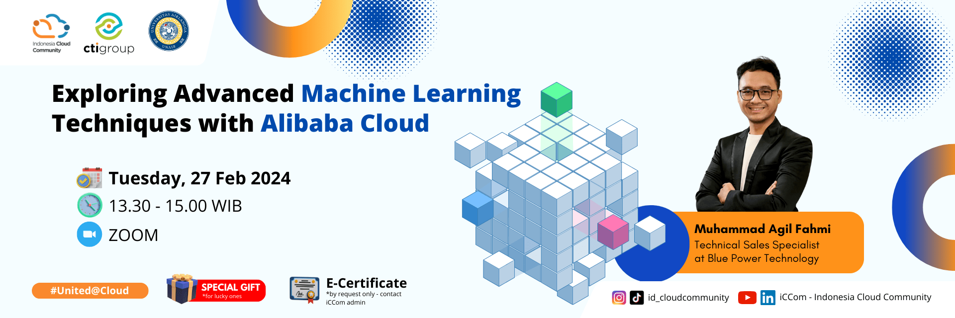 iC-Talk #21 – Exploring Advanced Machine Learning Techniques with Alibaba Cloud
