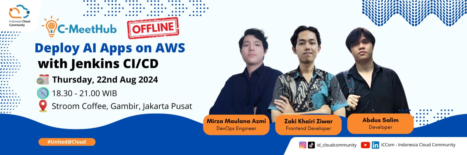 iC-MeetHub #16 “Deploy AI Apps on AWS with Jenkins CI/CD”