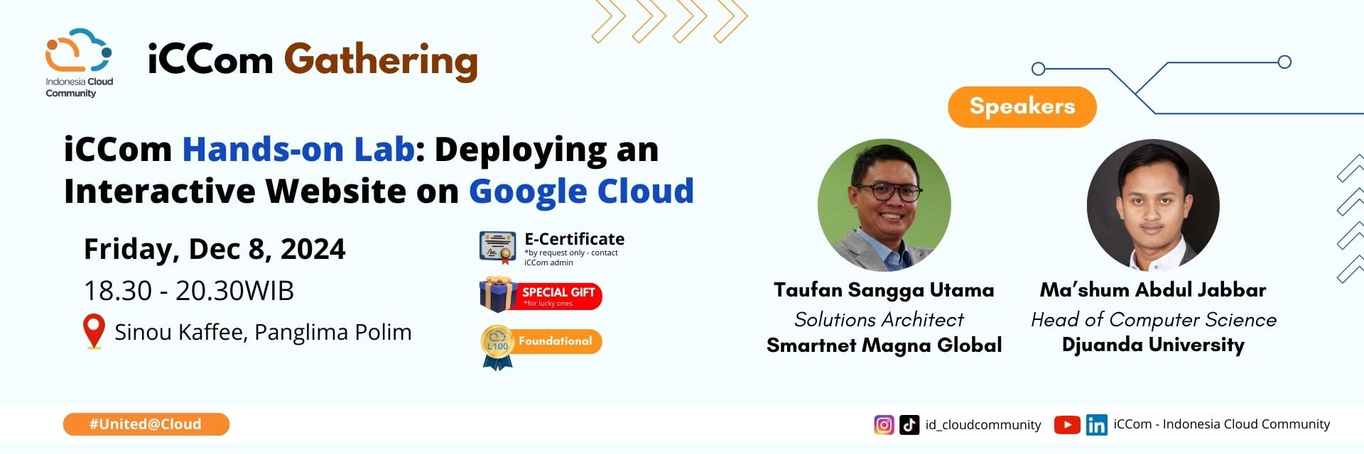 iCCom Gathering – Hands-on Lab: Deploying an Interactive Website on Google Cloud