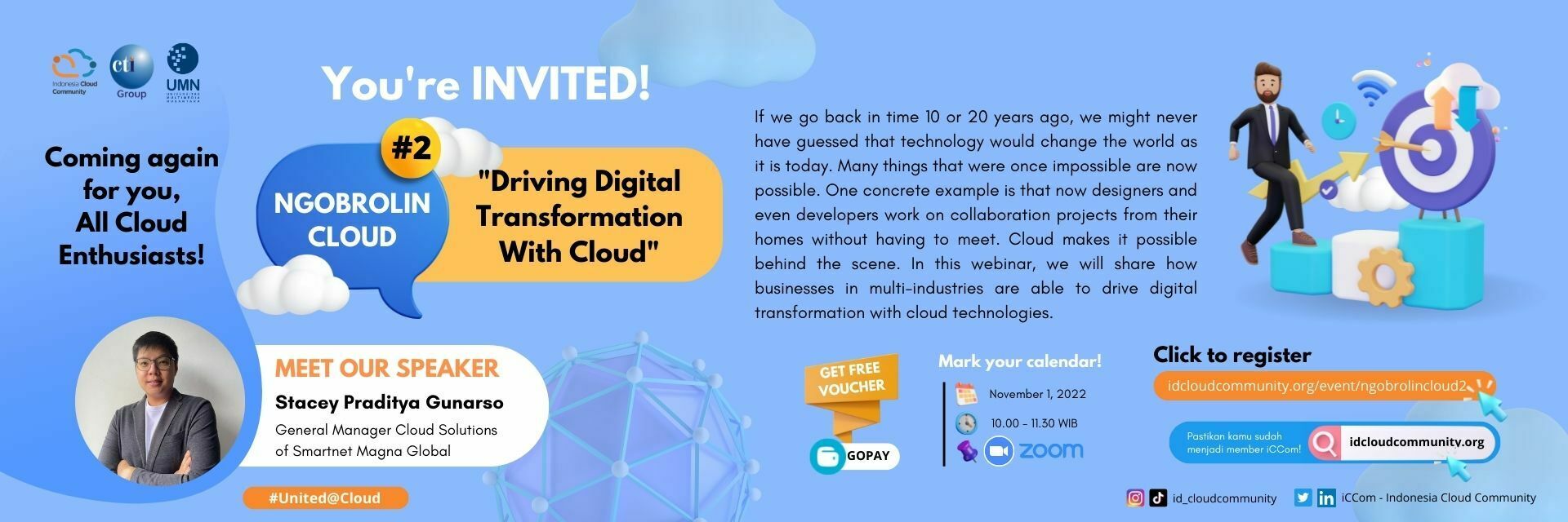 Ngobrolin Cloud #2 – Driving Digital Transformation with Cloud