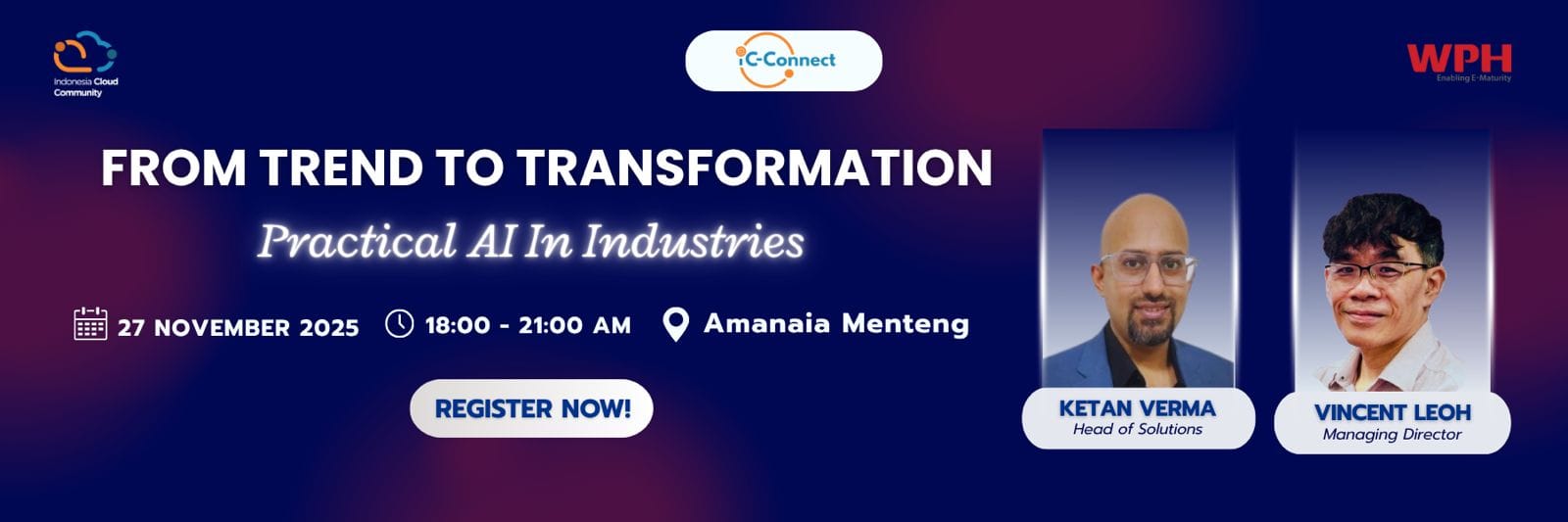 iC-Connect “From Trend to Transformation: Practical AI in Industries”