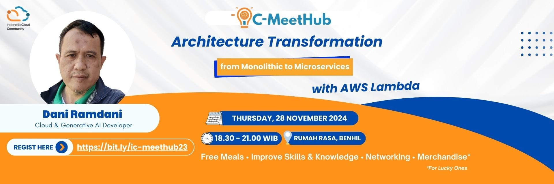 iC-MeetHub #23 “Architecture Transformation from Monolithic to Microservices with AWS Lambda”