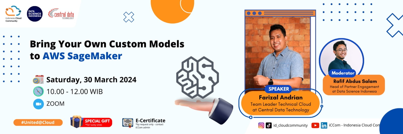 iC-Talk #23 “Bring Your Own Custom Models to AWS Sagemaker”