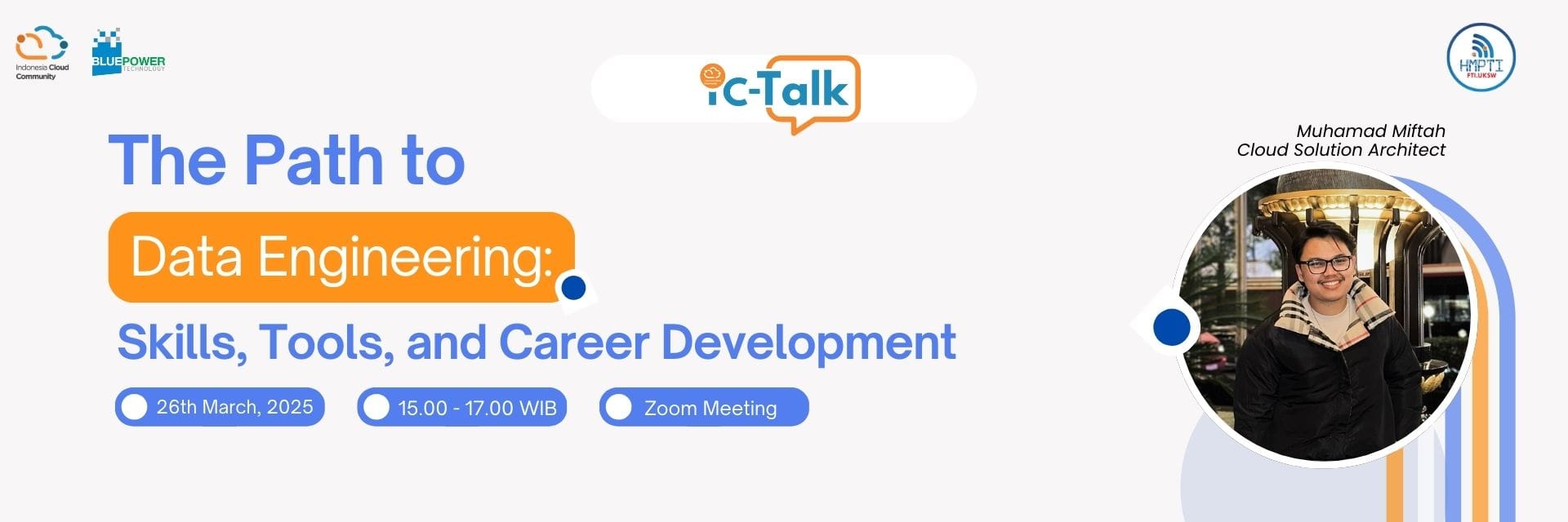 iC-Talk #32 – “The Path to Data Engineering: Skills, Tools, and Career Development”