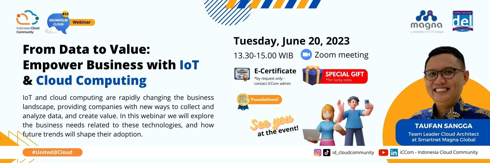Ngobrolin Cloud #13 – From Data to Value: Empower Business with IoT & Cloud Computing