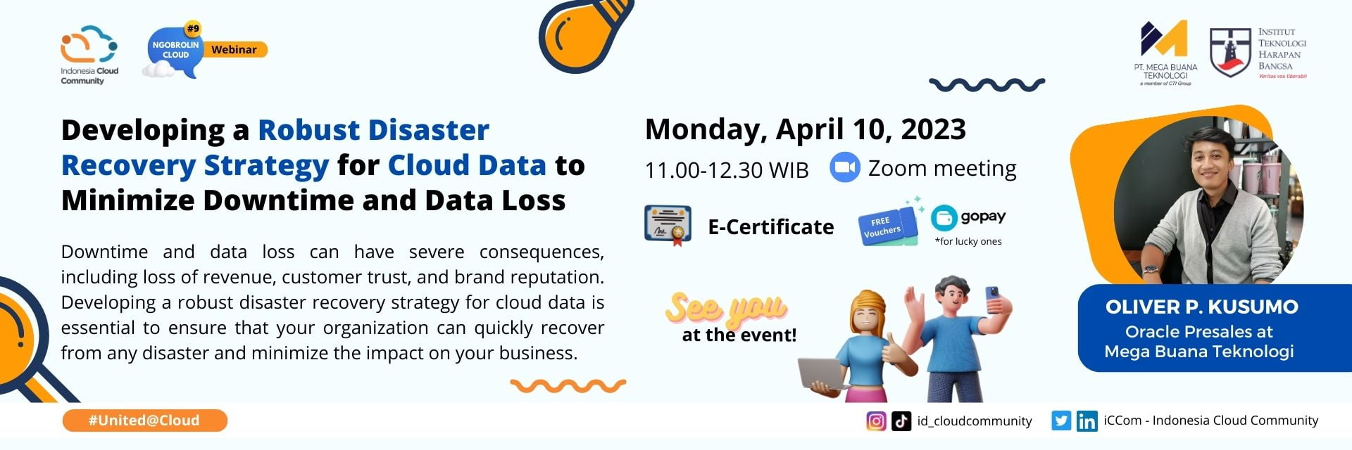 Ngobrolin Cloud #9 – Developing a Robust Disaster Recovery Strategy for Cloud Data to Minimize Downtime and Data Loss