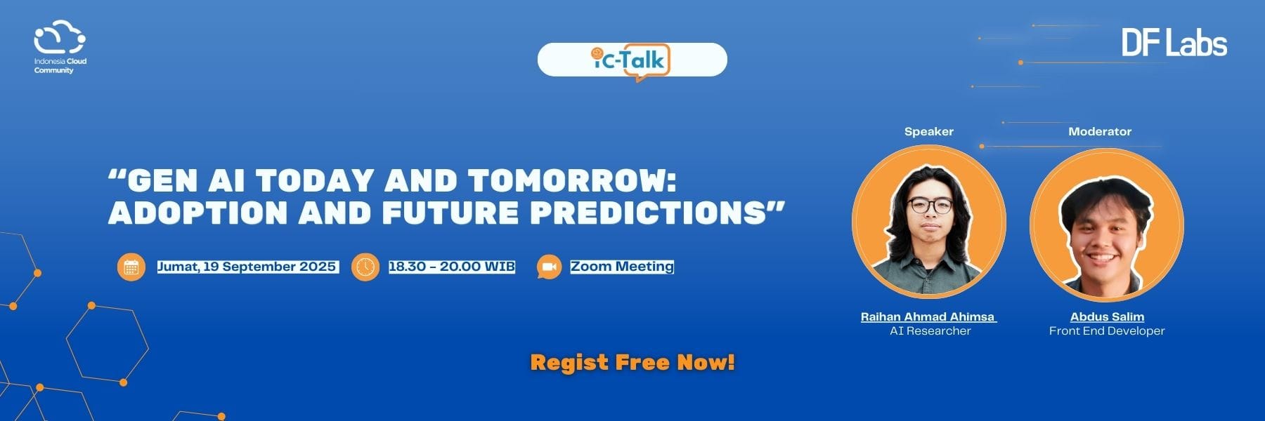 iC-Talk #35 “Gen AI Today and Tomorrow: Adoptions & Future Predictions