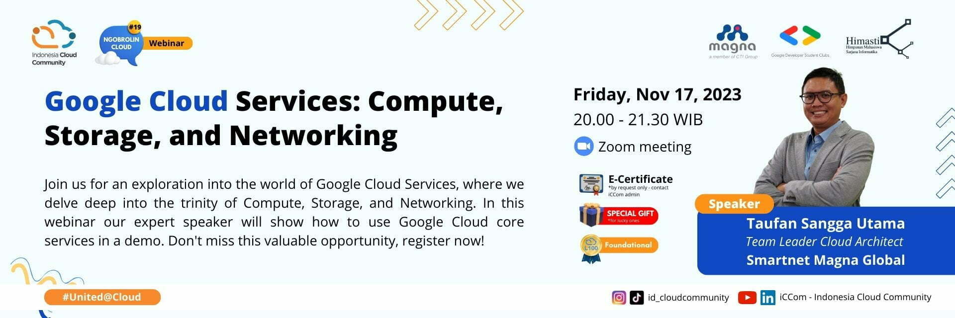 Ngobrolin Cloud #19 – Google Cloud Services: Compute, Storage, and Networking