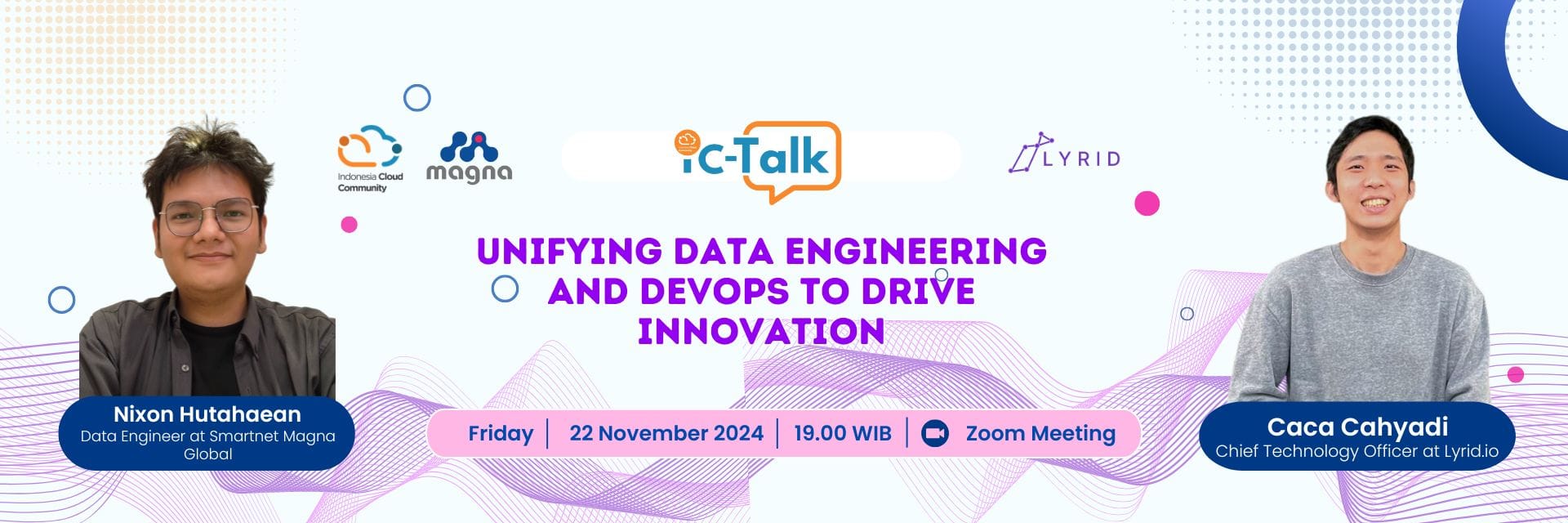 iC-Talk #29 “Unifying Data Engineering with DevOps to Drive Innovation”